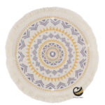 Carpeta (Plato Base) P368-BID Plata/Amarillo 33 cm. (Algodón)