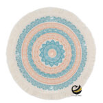Carpeta (Plato Base) P369-HEI Azul/Naranja 33 cm. (Algodón)