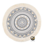 Carpeta (Plato Base) P370-LEP Plata/Amarillo 33 cm. (Algodón)