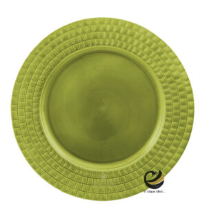 Plato Base P04-MOS Olivo Claro 33 cm. (Polipropileno)