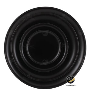 Vajilla D62-DOP Negro (Porcelana)
