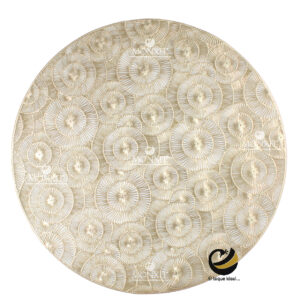 Carpeta (Plato Base) P371-MED Oro 38 cm. (PVC)
