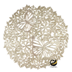 Carpeta (Plato Base) P372-BUT Oro 38 cm. (PVC)