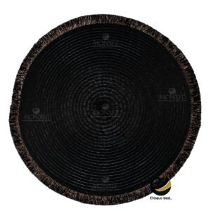 Carpeta (Plato Base) P373-LUX Negro 38 cm. (PVC)