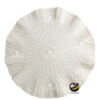 Carpeta (Plato Base) P374-WAV Blanco 38 cm. (PVC)
