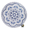 Carpeta (Plato Base) P375-MAN Azul 34 cm. (PVC)