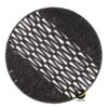 Carpeta (Plato Base) P376-ZIG Negro 38 cm. (PVC)