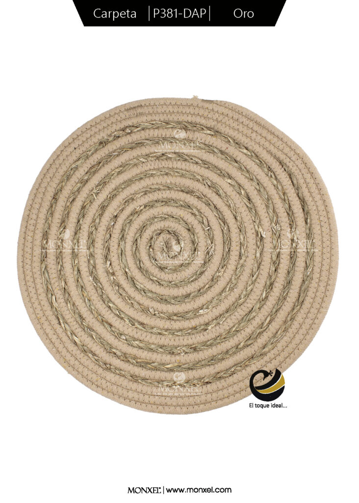 Obtén el mejor precio ¡contáctanos!
Producto 100% Artesanal
Medida: 38 cm. diámetro
Material: Jacinto de Agua
Color: Oro
Nota: Las imágenes mostradas en está página, pueden tener algún cambio con el producto físico debido a los diferentes dispositivos electrónicos y sus resoluciones, así como a los diferentes lotes de llegada de cada producto.
Los precios y disponibilidad mostrados en está página son sujetos a cambios sin previo aviso