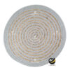Carpeta (Plato Base) P381-DAP Plata 38 cm. (Jacinto de Agua)
