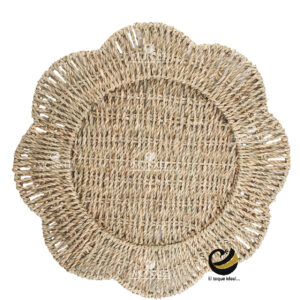 Carpeta (Plato Base) P388-GIR Natural 35 cm. (Jacinto de Agua)