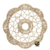 Carpeta (Plato Base) P389-FLO Natural 35 cm. (Jacinto de Agua)