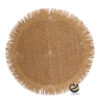 Plato Base P408-REW Khaki 35 cm. (Papel Tejido)
