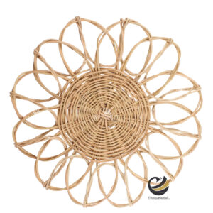 Carpeta (Plato Base) P412-SAP Natural 35 cm. (Bejuco)