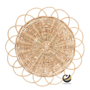Carpeta (Plato Base) P413-TAU Natural 35 cm. (Bejuco)