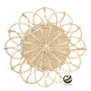 Carpeta (Plato Base) P417-SAP Natural 35 cm. (Bejuco)