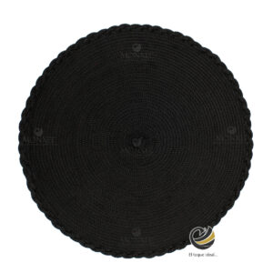 Carpeta (Plato Base) P362-TRE Negro 37 cm. (PVC)