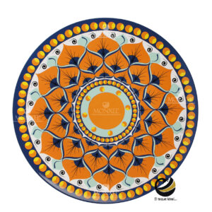 Plato Base P121-CAI Naranja 33 cm. (Polipropileno)