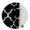 Funda Plato Base P149-GAT Negro/Plata 40 cm. (Textil)