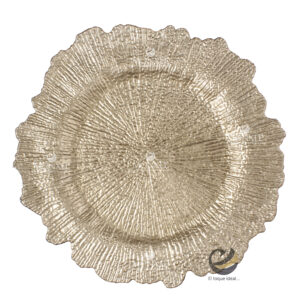 Plato Base P19-COR B Champagne 33 cm. (Polipropileno)