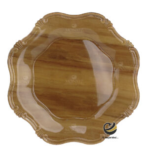 Plato Base P269-OCT Madera 34 cm. (Acrílico)
