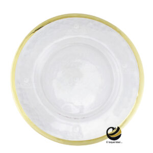 Plato Base P309-FIL Oro 33cm (Cristal)