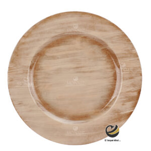 Plato Base P364-BRU Champagne 33 cm. (Polipropileno)