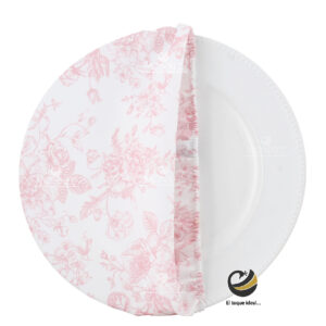Funda Plato Base P384-TOI Blush 40 cm. (Textil)