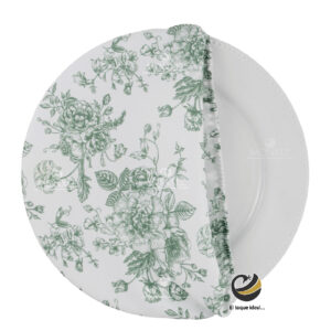 Funda Plato Base P384-TOI Esmeralda 40 cm. (Textil)