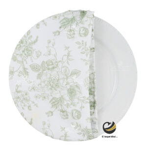 Funda Plato Base P384-TOI Sage 40 cm. (Textil)
