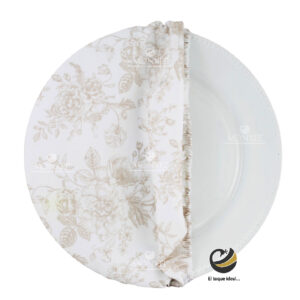 Funda Plato Base P384-TOI Taupe 40 cm. (Textil)