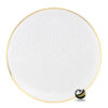 Plato Base P418-LUN Oro 33 cm. (Acrílico)