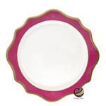 Plato Base P68-GIR Fiusha 34 cm. (Porcelana)