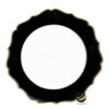 Plato Base P289-FLO Bco/Negro 32 cm. (Polipropileno)