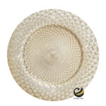 Plato Base P20-PAV Champagne 33 cm. (Polipropileno)