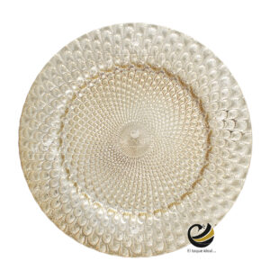 Plato Base P20-PAV Champagne 33 cm. (Polipropileno)