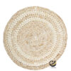 Carpeta (Plato Base) P241-HEN Natural Claro 37 cm. (Hojas de Maíz)
