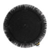Plato Base P409-TIL Negro 35 cm. (Papel Tejido)