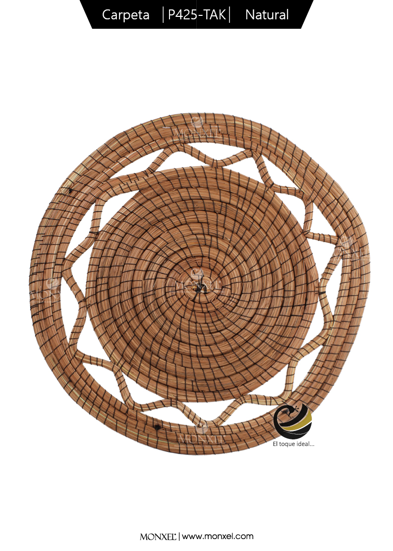 Carpeta (Plato Base) P425-TAK Natural 35 cm. (Ocoxal)