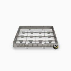 Extensión Rack Porta Vasos R16-EXT Gris (16 compartimentos)