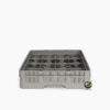 Rack Porta Vasos R16-RAC Gris (16 compartimentos)