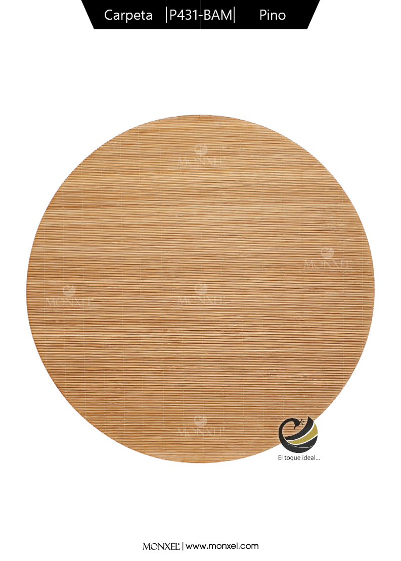 Plato Base P431-BAM Pino 35 cm. (Bambú)