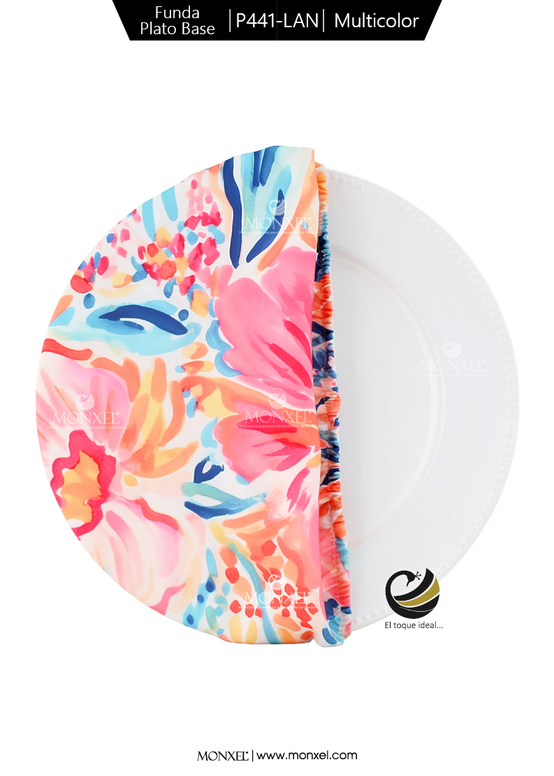 Funda Plato Base P441-LAN Multicolor 40 cm. (Textil)