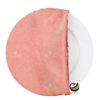 Funda Plato Base P450-GAL Coral/Oro 40 cm. (Textil)