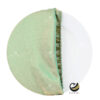 Funda Plato Base P450-GAL Esmeralda/Oro 40 cm. (Textil)