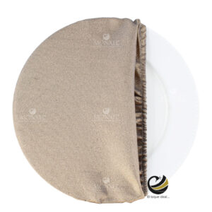 Funda Plato Base P450-GAL Negro/Oro 40 cm. (Textil)