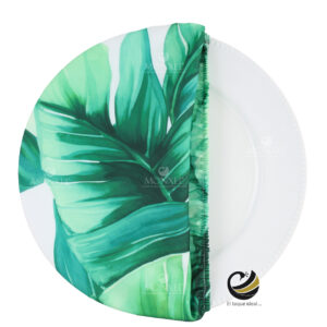 Funda Plato Base P449-MEL Verde 40 cm. (Textil)
