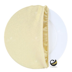 Funda Plato Base P450-GAL Oro/Esmeralda 40 cm. (Textil)