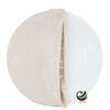 Funda Plato Base P451-LIN Champagne/Plata 40 cm. (Textil)