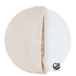 Funda Plato Base P451-LIN Champagne/Plata 40 cm. (Textil)