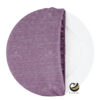 Funda Plato Base P451-LIN Violeta/Plata 40 cm. (Textil)